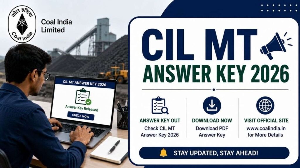 CIL MT Answer Key 2026
