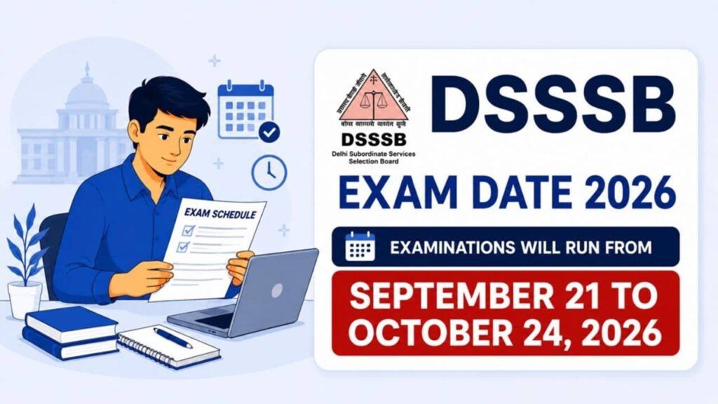 DSSSB Exam Date 2026