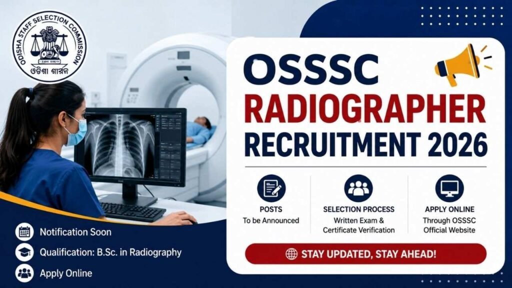 OSSSC Radiographer Recruitment 2026