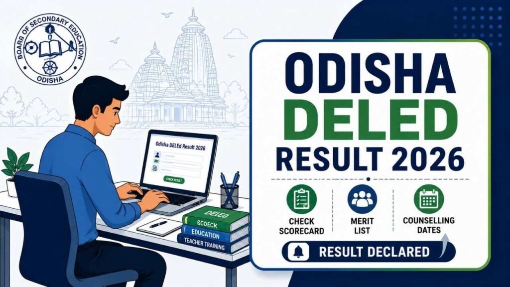 Odisha DElEd Result 2026