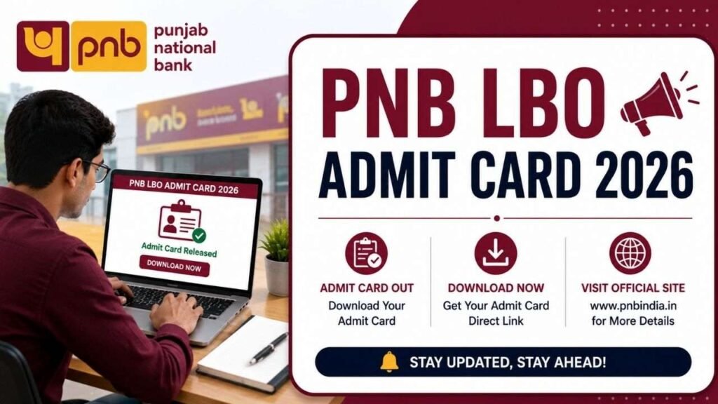 PNB LBO Admit Card 2026