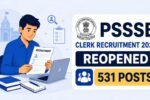 PSSSB Clerk Recruitment 2026