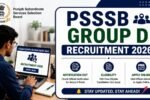 PSSSB Group D Recruitment 2026