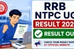 RRB NTPC UG Result 2026