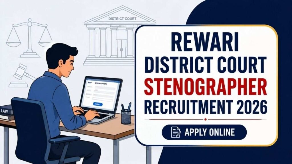 Rewari District Court Stenographer Recruitment 2026