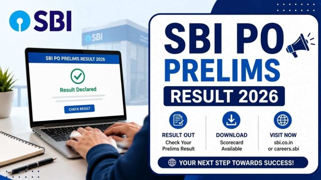 SBI PO Prelims Result 2026