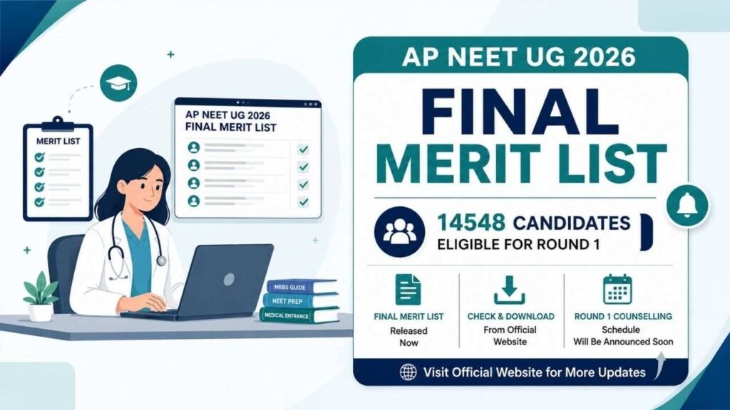 AP NEET UG 2026 Final Merit List